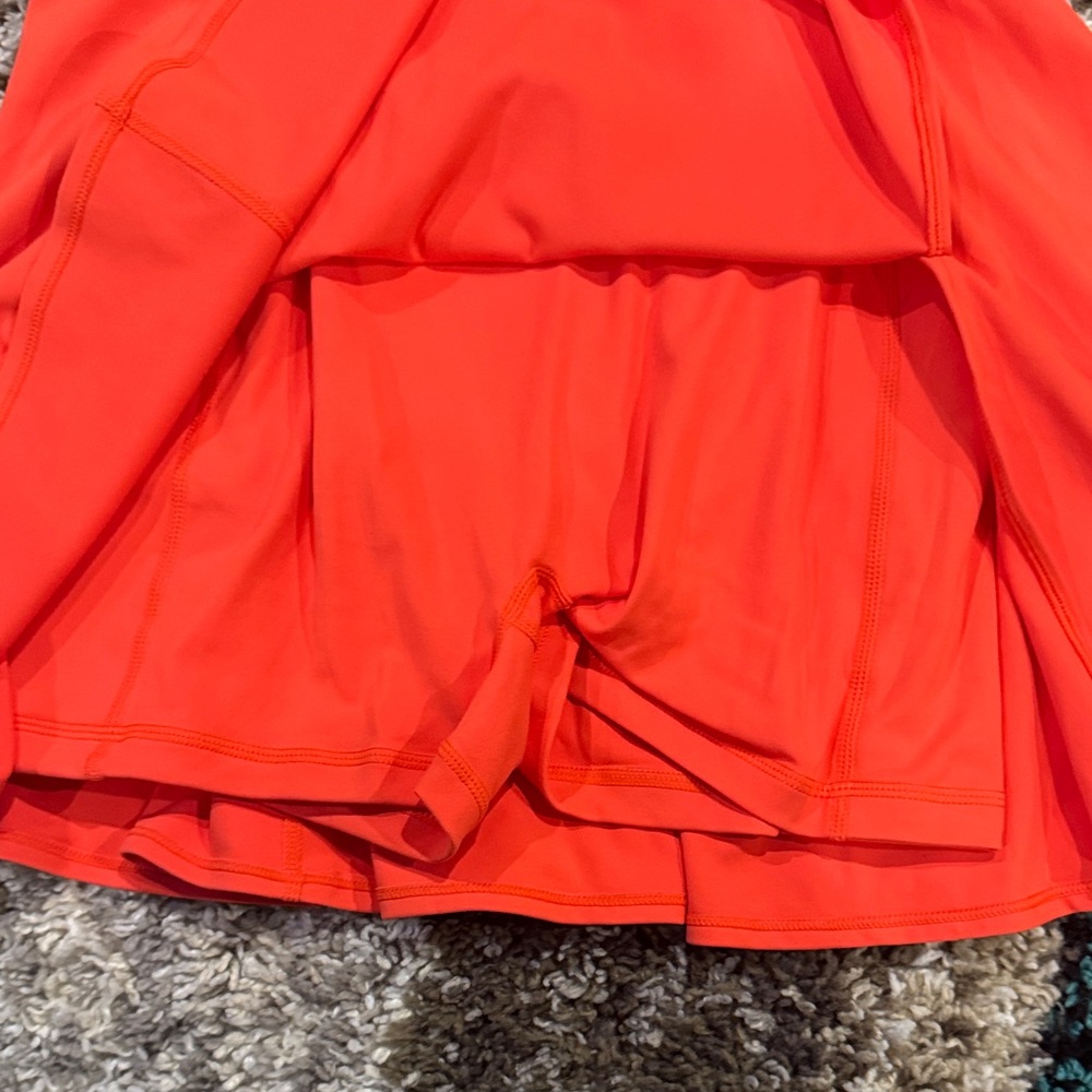 Bold Orange Sleeveless Dress sz M - Picture 2 of 3